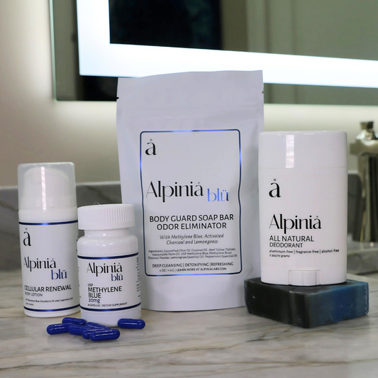 Full Body Wellness Kit – Deodorant, Soap, Methylene Blue Capsules & Lotion